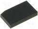 Self-adhesive foot  H  1.6mm  black  rubber  W  9.9mm  L  6mm