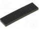 Self-adhesive foot  H  1.5mm  black  rubber  W  20mm  L  5mm