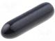 Cap  Body  black  Øint  2mm  Mat  PVC Soft  L  12mm  Wall thick  0.8mm