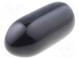 Cap  Body  black  Øint  2.6mm  Mat  PVC Soft  L  7mm