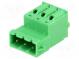 Pluggable terminal block  Contacts ph  5.08mm  ways  3  straight