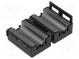 Ferrite  two-piece  on round cable  Ø 10mm  80Ω  A 25.5mm  C 10mm