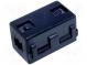 Ferrite  two-piece  on round cable  Ø 5mm  70Ω  A 15mm  B 14mm
