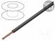 Wire  FLRY-A  stranded  Cu  0.75mm2  PVC  black  60V  100m  Class  5