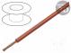 Wire  FLRY-A  stranded  Cu  0.75mm2  PVC  red  60V  100m  Class  5