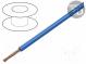 Wire  FLRYW-B  stranded  Cu  6mm2  PVC  blue  60V  100m  Class  5