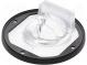 LED lens  round  Mat  silicone  transparent  Colour  black  Ø  90mm