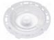 LED lens  round  Mat  PMMA plexiglass  transparent  Colour  white