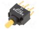 Switch  push-button  Pos  2  DPDT  0.4A/28VDC  ON-(ON)  Body  black
