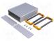 Enclosure  with panel  FR  X 102.9mm  Y 120mm  Z 40mm  aluminium