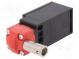 Safety switch  hinged  FR  NC + NO  IP67  -25÷80°C  black,red