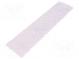 LED lens  rectangular  Mat  PMMA plexiglass  transparent