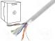 Wire  F/UTP  6  solid  Cu  4x2x0,57mm  PVC  grey  305m  Øcable  6.2mm