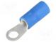 Ring terminal  M3,5  Ø  3.7mm  1÷2.5mm2  crimped  for cable  tinned