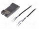 Sensor  optical fiber amplifier  PNP  Connection  connectors