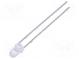 LED  3mm  yellow  3000mcd  30°  Front  convex  Pitch  2.54mm
