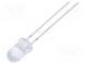 LED  5mm  white cold  23500÷33000mcd  15°  20mA  2.8÷3.4V  9500K