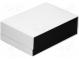 Enclosure  with panel  X 260mm  Y 180mm  Z 85mm  ABS  light grey