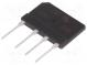 Single-phase bridge rectifier  Urmax 100V  If 3.6A  Ifsm 260A