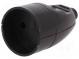 Connector  AC supply  female  socket  2P  250VAC  16A  Type  round