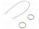 Retaining cable  Plating  PVC  stainless steel  320mm
