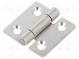 Hinge  Width  30mm  stainless steel  H  30mm  Holes pitch  18/18mm