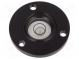 Spirit level  mounting flange, for inserting  H  11mm  aluminium