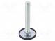 Foot of pin  without locknut,adjustable,with no-slip disk