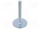Foot of pin  Base dia  60mm  M12  steel  Plunger length  100mm