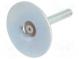 Foot of pin  Base dia  60mm  M8  steel  Plunger length  50mm