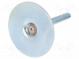 Foot of pin  Base dia  60mm  M8  steel  Plunger length  63mm