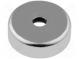 Magnet  permanent  hard ferrite  H  7mm  36N  Ø  25mm