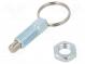Indexing plungers  Thread  M12  Plating  zinc  8mm  Mat  steel