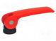 Lever  clamping  Thread len  12mm  Lever length  82mm  Body  red