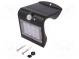 Solar LED lamp  1.5W  220lm  Body dim  144.5x96x79mm  IP65