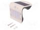 Solar LED lamp  1.5W  220lm  Body dim  144.5x96x79mm  IP65