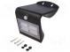 Solar LED lamp  3.2W  400lm  Body dim  212x140x109.2mm  IP65