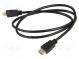 Кабель  HDCP 2.2,HDMI 2.0  вилка HDMI,с обеих сторон  1м  черный