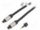 Cable  Toslink plug,both sides  0.75m  Plating  gold-plated
