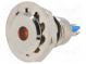 Indicator  LED  flat  24VDC  Cutout  Ø12mm  IP67  for soldering