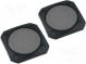 Loudspeaker grille  100mm  metal  2pcs.