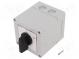 Switch  reversing cam switch  Stabl.pos  3  16A  1-0-2  in housing