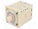 Timer  0,05s÷30h  DPDT  250VAC/5A  Usup  100÷240VAC  octal  PIN  8