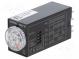 Timer  0,1s÷10min  DPDT  250VAC/5A  Usup  200÷230VAC  socket  PIN  8