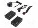 HDMI extender  HDCP 1.3  DC socket,HDMI socket,RJ45 socket