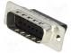 D-Sub  PIN  15  for size 20 terminals  male  w/o contacts  B  8.4mm
