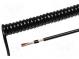 HELUKABEL 600156 Wire  coiled  3x0,14mm2  shielded,braid made of copper wires