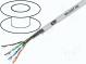 Wire  HELUKAT® 200,SF/UTP  5e  stranded  Cu  4x2x26AWG  FRNC  grey