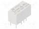 Relay  electromagnetic  DPDT  Ucoil  5VDC  2A  0.5A/125VAC  PCB