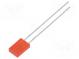 LED  rectangular  5.46x2.23x8mm  red  3.8÷7.5mcd  110°  Front  flat